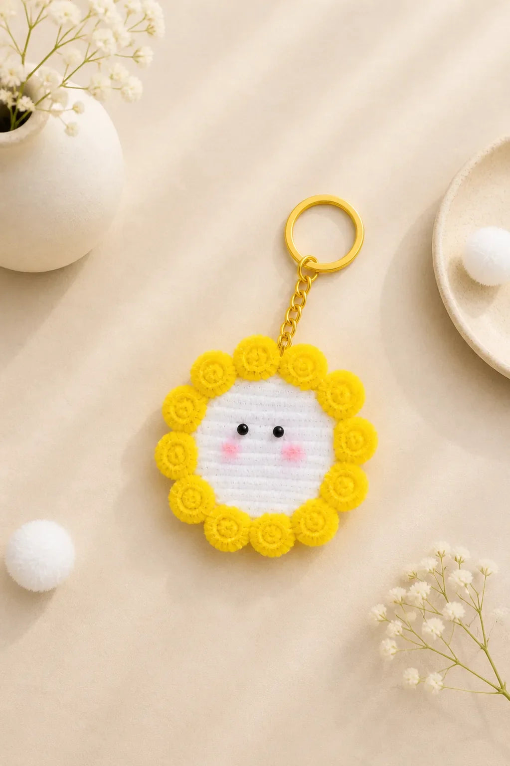 Little Sunshine Bloom Charm - Double-Sided