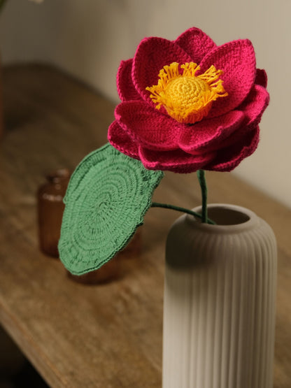 India Blooms: Handmade Crochet Lotus