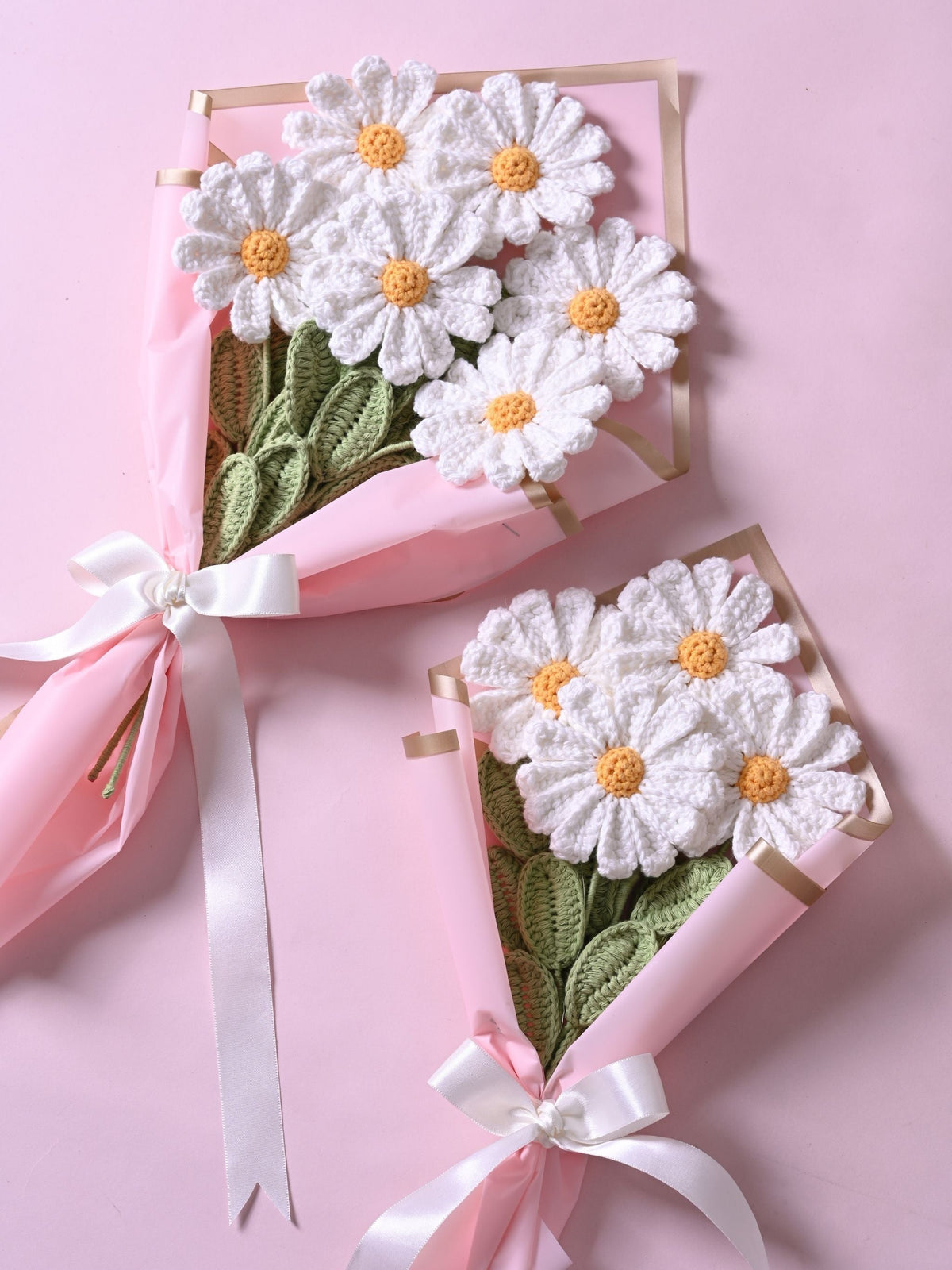 Crochet Daisy Bouquet