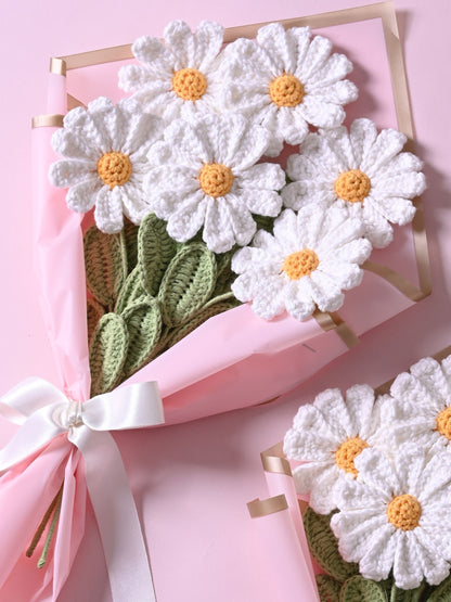 Crochet Daisy Bouquet